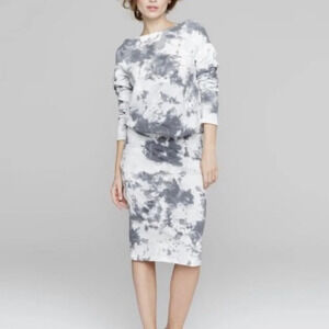 Peperuna Small Sweater Long Dress Tie-Dye Long-sleeve 100% Cotton